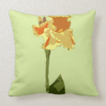 Flower in Digital Art Throw Pillow