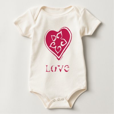 Flower in Heart Tee Shirts by koana_apparel