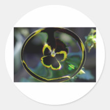flower in raindrop sticker