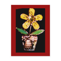Flower Jewel Postcard postcards
