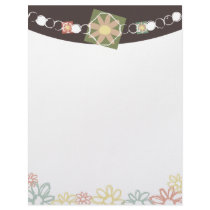 flower jewelry necklace marketing letterhead