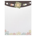 flower jewelry necklace marketing letterhead