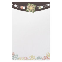 flower jewelry necklace stationery
