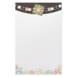 flower jewelry necklace stationery