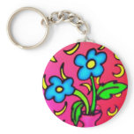 flower key chain keychains
