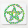 Flower & Leaves Pentacle Mouse Mats