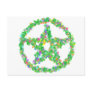 Flower & Leaves Pentacle Post Card