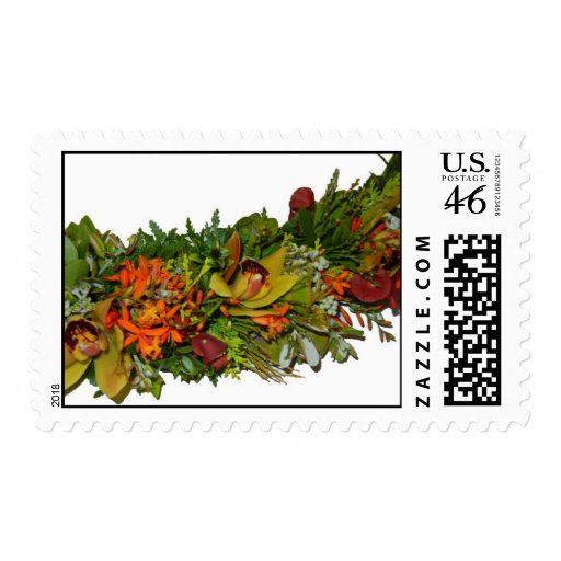 Flower Lei Postage Stamp