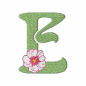Flower Letter E embroidered shirts by ZazzleEmbroidery Flower Letter E embroidered shirts