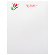 Flower Personalized Letterhead