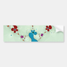 Flower like White flowers Bumper Sticker