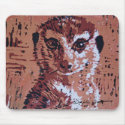 Flower linocut - Mousepad by Dafila_Scott Flower linocut - Mousepad
