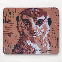Flower linocut - Mousepad by Dafila_Scott Flower linocut - Mousepad