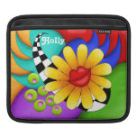 Flower Lips with Background iPad Sleeve