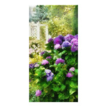 Flower - Lovely Hydrangea Customized Photo Card