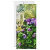 Flower - Lovely Hydrangea Rack Card Design