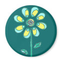 flower magnets by ElenArt flower magnets