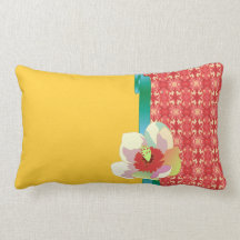 Flower Magnolia Pattern Custom MoJo Pillow