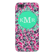 Flower Monograms iphone cases