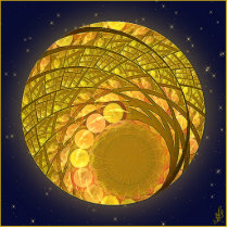 Flower Moon 8x8 Sculpture Photo Cut Outs