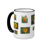Flower Mug  - California Poppies