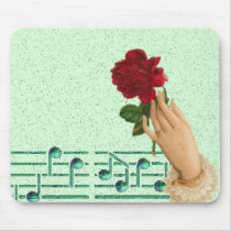 Flower Music Mousepad by Damia999 Flower Music Mousepad