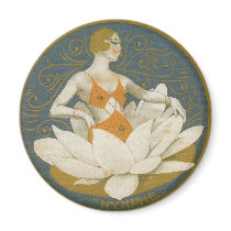 Flower Nymphe - Magnet by dchaddad Flower Nymphe - Magnet
