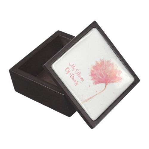 Flower Of Beauty Red Carnation Premium Gift Box