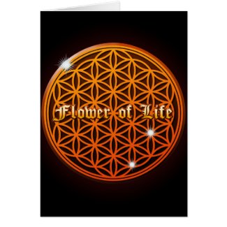 flower of life4 greeting card