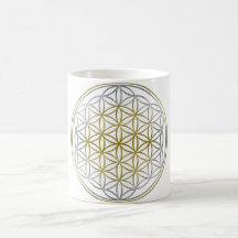 FLOWER OF LIFE / Blume des Lebens - BiColor Mug