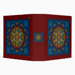 FLOWER OF LIFE/Blume des Lebens Mandala III Square Binders