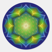 FLOWER OF LIFE / Blume des Lebens - Mandala V Stickers