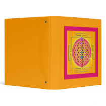 FLOWER OF LIFE - Chakras Yantra 3 Ring Binders