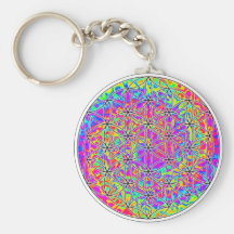 Flower of Life (Color 1) Keychains