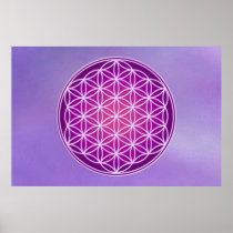 Flower of Life - Crown Chakra Print