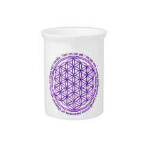 Flower Of Life - Moola Mantra - violet Pitcher