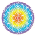 Flower of Life ~ Rainbow stickers by dancinglight Flower of Life ~ Rainbow stickers