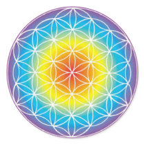 Flower of Life ~ Rainbow stickers