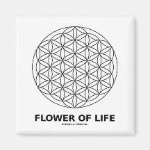 Flower Of Life (Sacred Geometry) Fridge Magnet