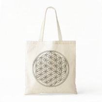 FLOWER OF LIFE - silver Tote Bag