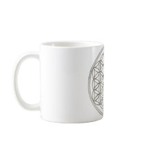 FLOWER OF LIFE - silver Mug