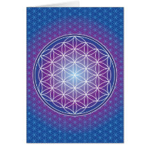 FLOWER OF LIFE - TRANSCENDENCE GREETING CARD