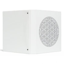 FLOWER OF LIFE - white 3 Ring Binder