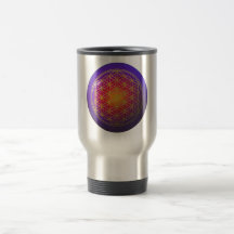 Flower Of Live / gold violet Coffee Mug