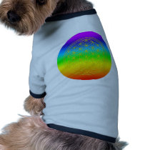 Flower of the life chakra 2 pet tshirt