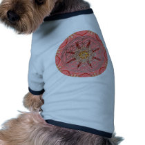 Flower of the life dog t-shirt