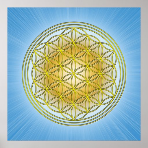 Flower of the life print | Zazzle