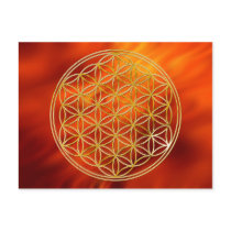 Flower of the life | small talk waves postcard