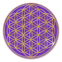 Flower of the life | small/violet BG Stickers