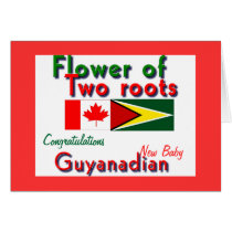 Flower of two roots guyanese-canadian cards